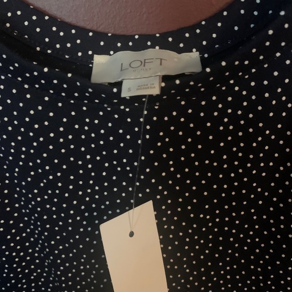 Loft NWT Polka Dot‎ Tank | Small - Picture 2 of 4